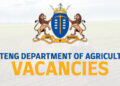 Gauteng Department Of Agriculture Vacancies