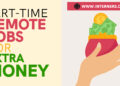 part time remote jobs for extra money